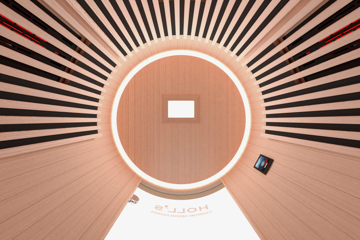 Moon 1 person Infrared sauna Wood