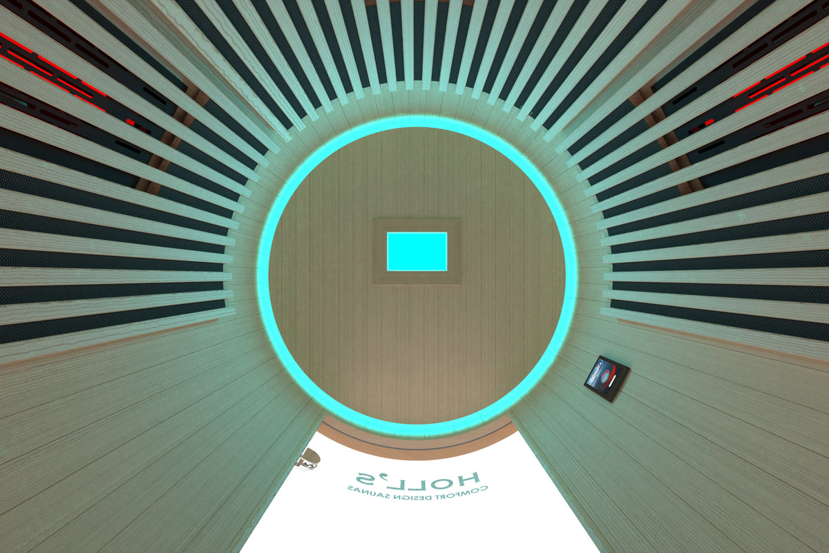 Moon 1 person Infrared sauna Wood