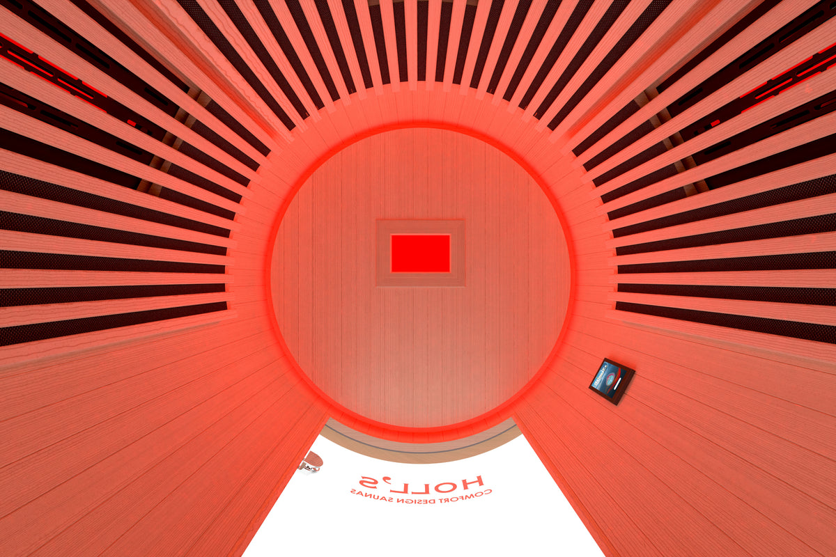 Moon 1 person Infrared sauna Wood