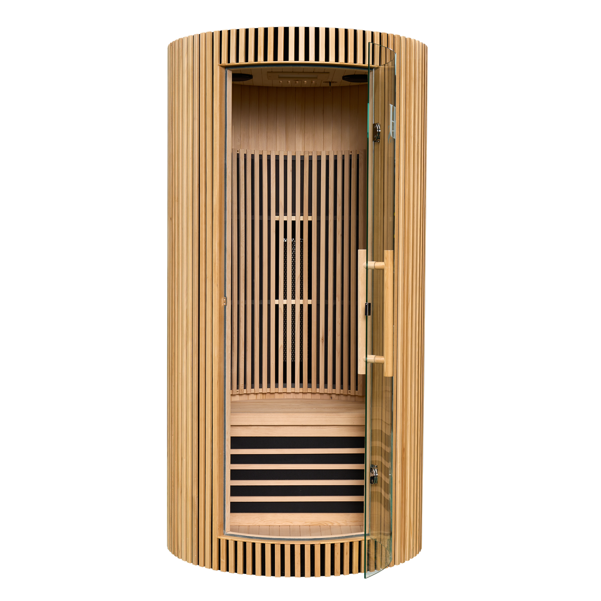 Moon 1 person Infrared sauna Wood