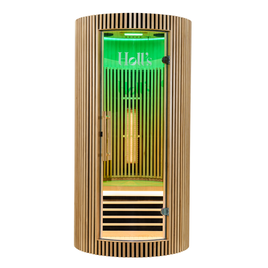 Moon 1 person Infrared sauna Wood